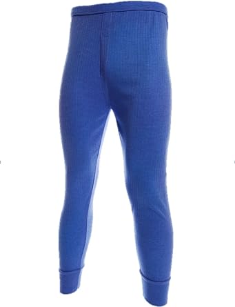 Mens 2 Pack Thermal Brushed Inside Long Johns