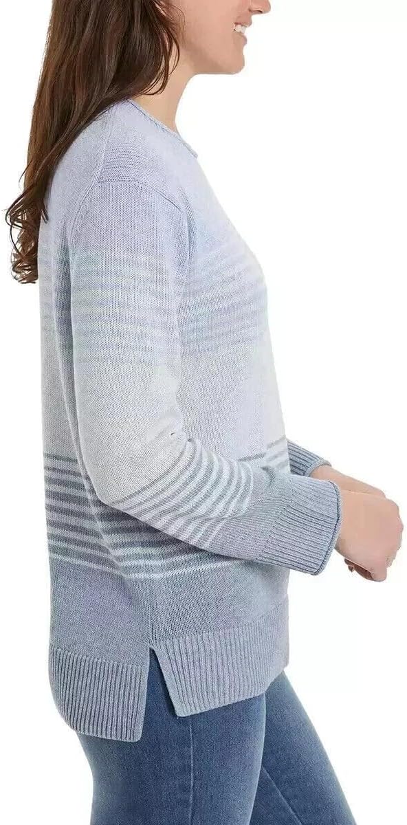 Ella Moss Women's Crew Neck Marled Pullover Sweater - Image 2