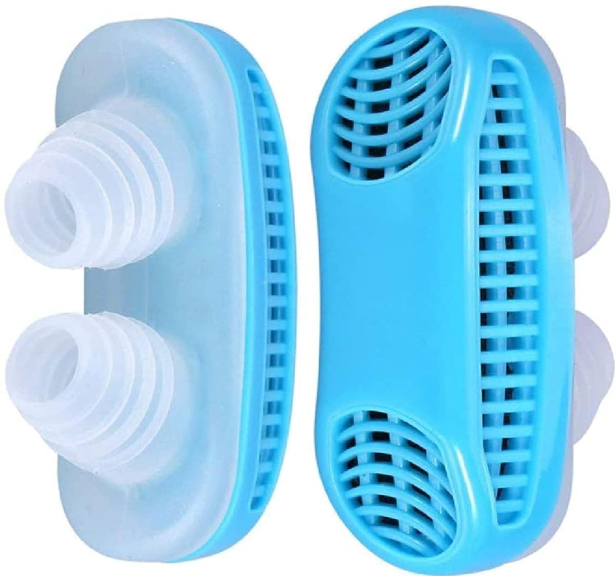 Dkriva® 2 in 1 Nose Clip Sleeping Breath Aids Device, Anti Snoring Solution Device Stop Snore Teeth Grinding, Snoring Nose Clip, Snoring Strips for Nose, Snoring Device, Snor Clip (1Pcs) (Multicolor)