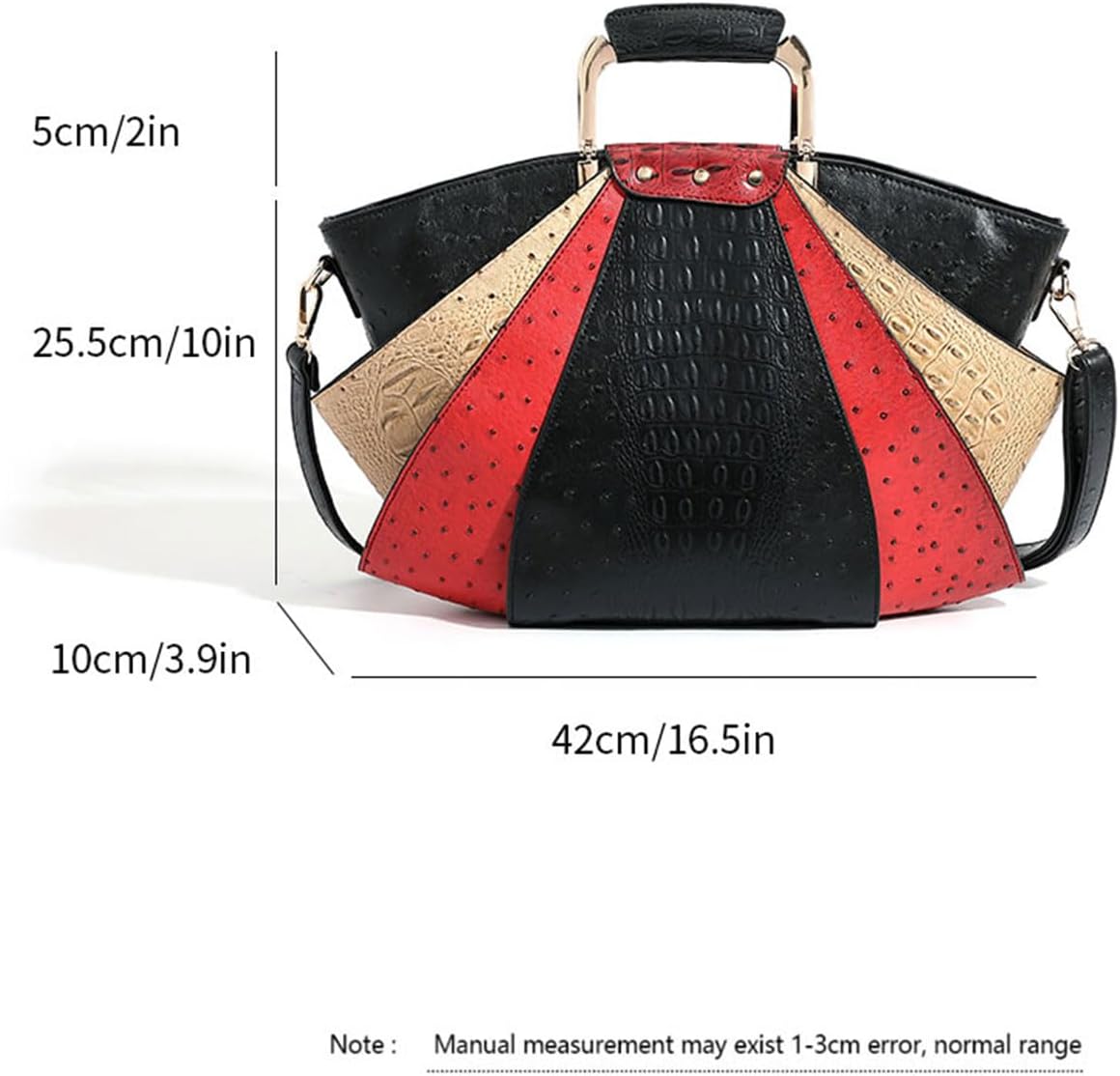 Bag Woman Large Capacity Leather Purse Fashion Designer Metal Top Handle Handbags Women Crossbody Large Bags for Women Tote - Image 7