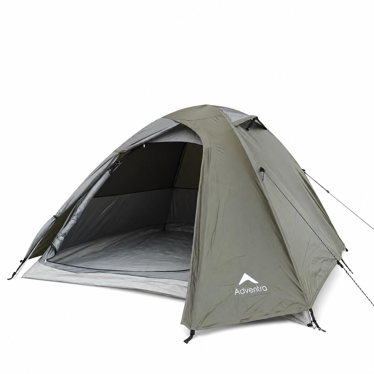 3 Person Camping Tent | Aluminium Poles | 2500 mm Waterproof | Portable | ET1103 | Olive Green-image-41