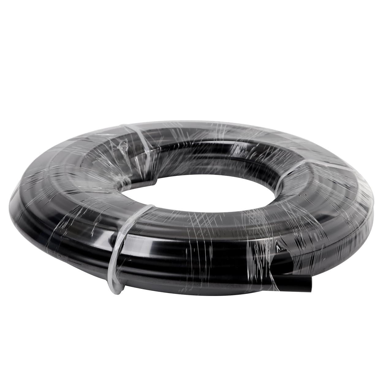 LokoCar Línea de aire de nailon de 50 pies y 1/2 pulgada OD tubo de nailon neumático aprobado por DOT SAE J844 aerolínea para tubos de freno de aire o transferencia de fluidos, color negro