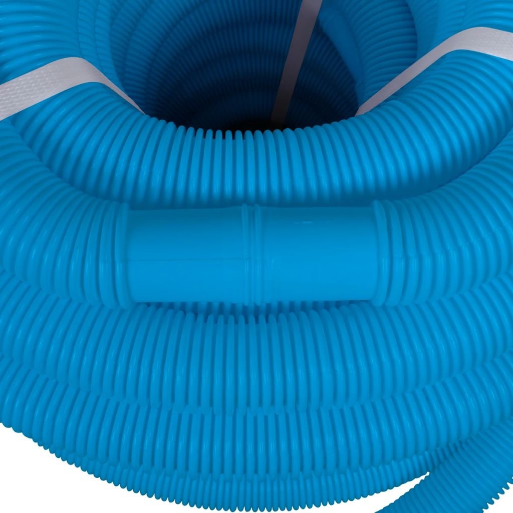 Festnight Manguera Limpiafondos Piscina, Manguera con 2 Terminales,Manguera Estándar Limpiafondos,Ø32 mm, 50 m,Azul