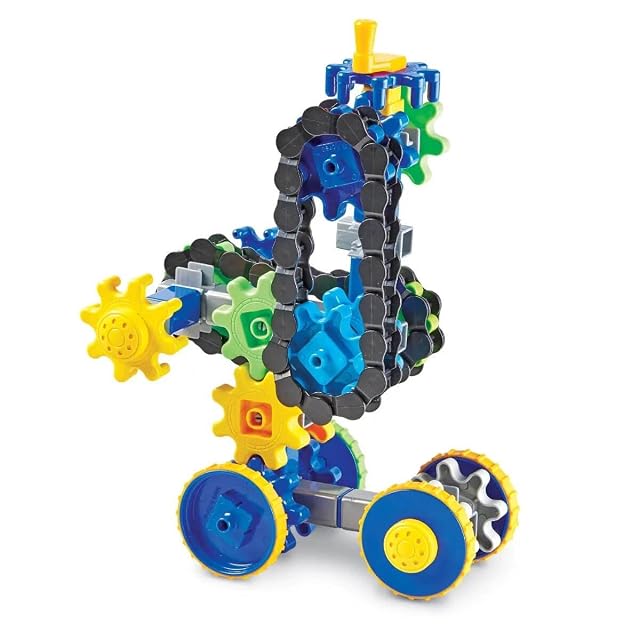 Foto 2 de 8 de Learning Resources Vehículos Gears! Gears! Gears, Stem, Set de construcción, 108 Piezas, 5+ años