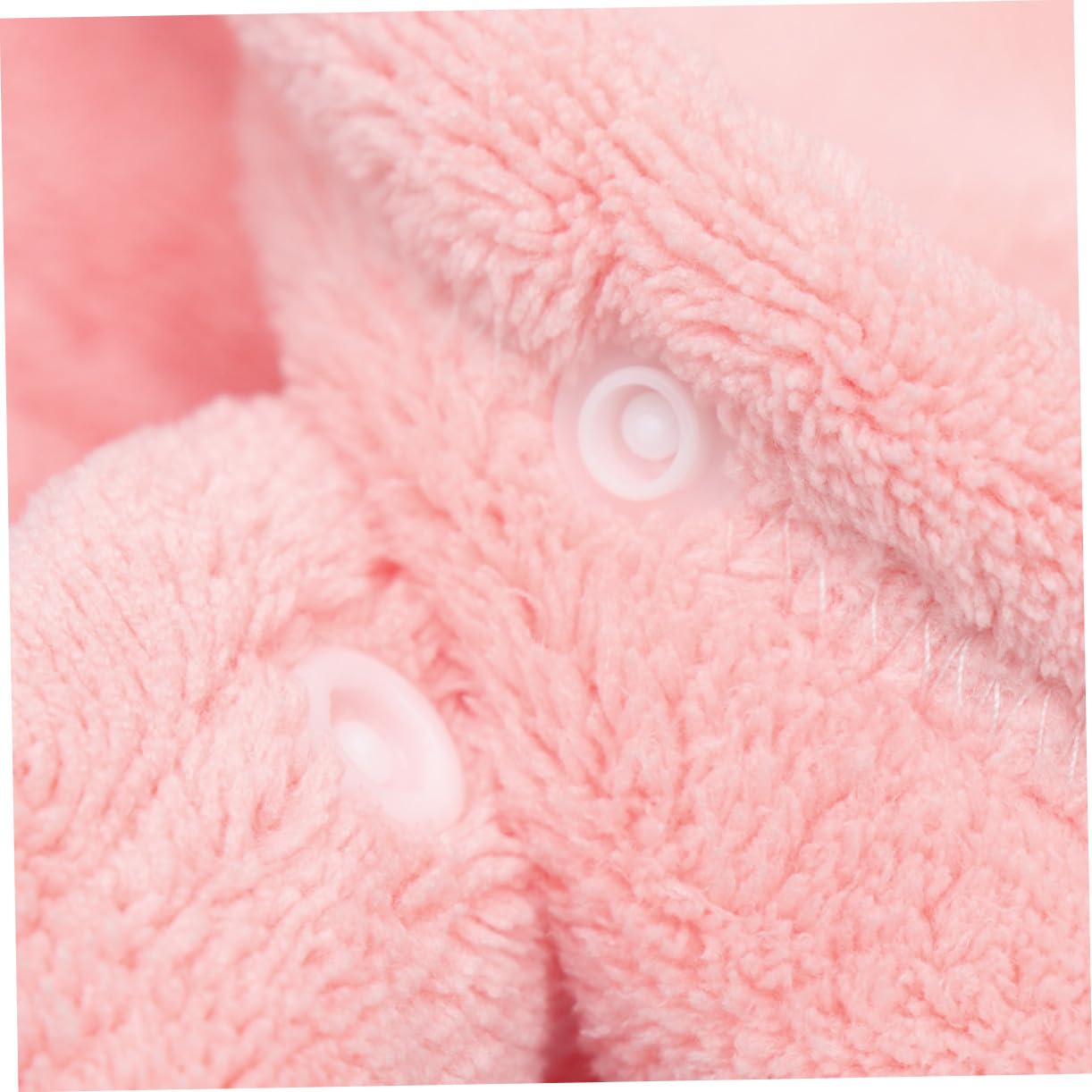Zerodeko Toalla Infantil con Capucha de Coral Absorbente Secado Rápido Diseño de Conejo Rosa para Casa Playa y Piscina