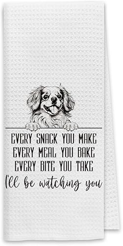 Miniatura 16 de Toallas de cocina Dibor Goldendoodle, toallas de cocina Goldendoodle, toallas de mano de tela divertidas para cada comida que haces para perros,