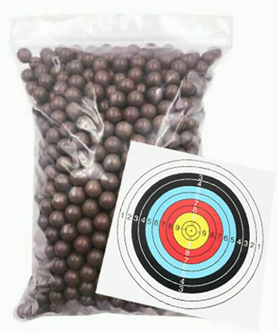 Buy 500 X Mud Balls + Target Slingshot Clay Ammo Hunting Catapult BB