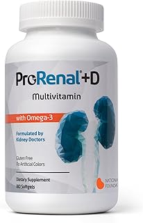 ProRenal+D with Omega-3 Fish Oil Kidney Multivitamin 90-Day Supply