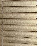 uxhbla Premium Aluminum Horizontal Blinds Open/Close, W45cm × H63cm Mini Window Blind Kitchen Bathro