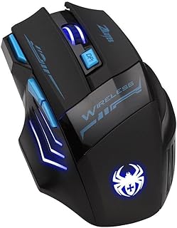 MAXIN ZELOTES Professional LED Optical 2400 DPI 7 Button USB 2.4G Wireless Gaming Mouse for Pro Game Notebook, PC, Laptop, Computer