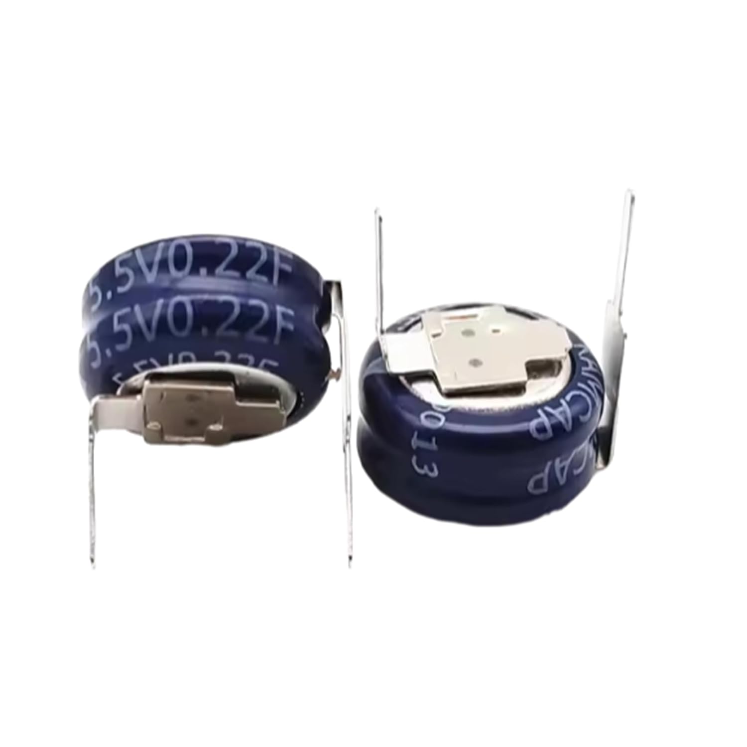 10-Piece 5.5V 0.22F Farad Supercapacitor H-Type Energy Storage Capacitor.
