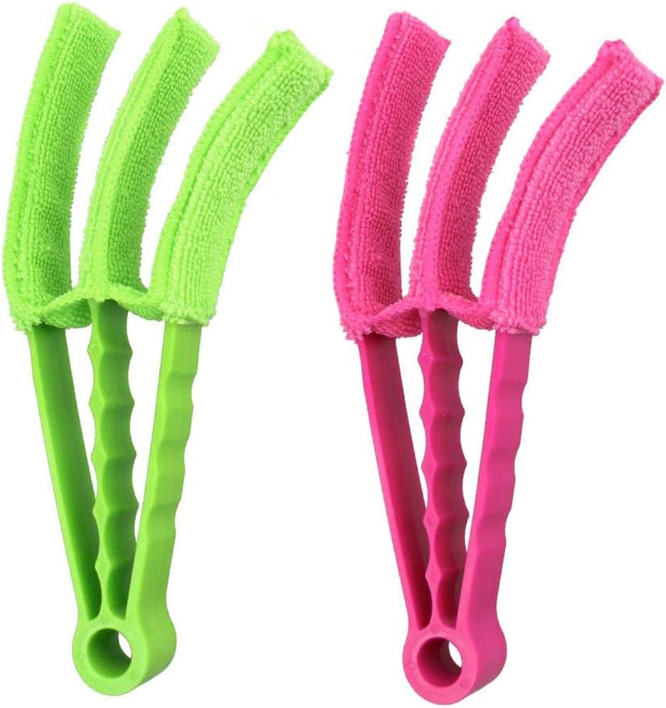 Window Blind Duster Brush, 2Packs 3Layers Removable Duster Cleaner