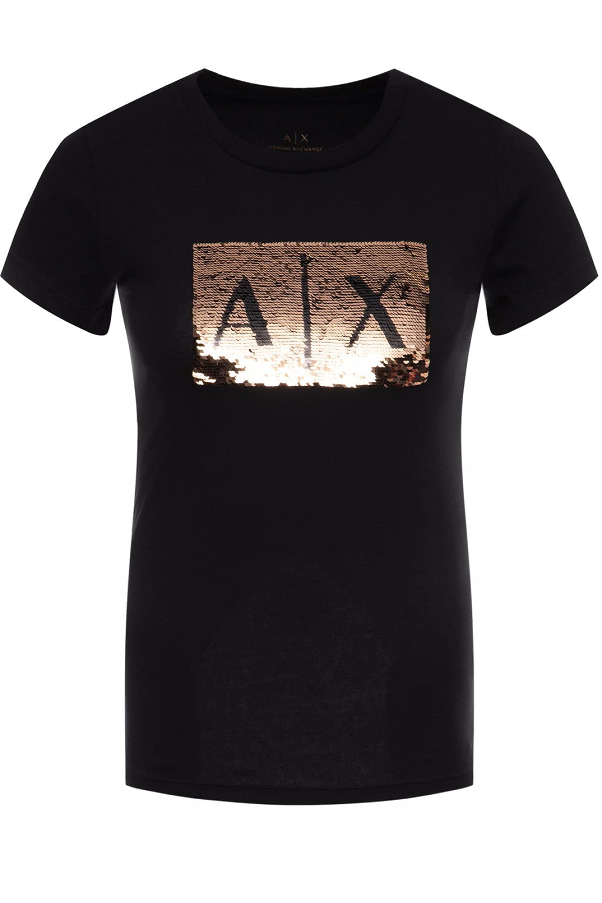 A|X Armani Exchange Women's Basic T-shirt With Logo on Bust T-Shirt (pack of 1)