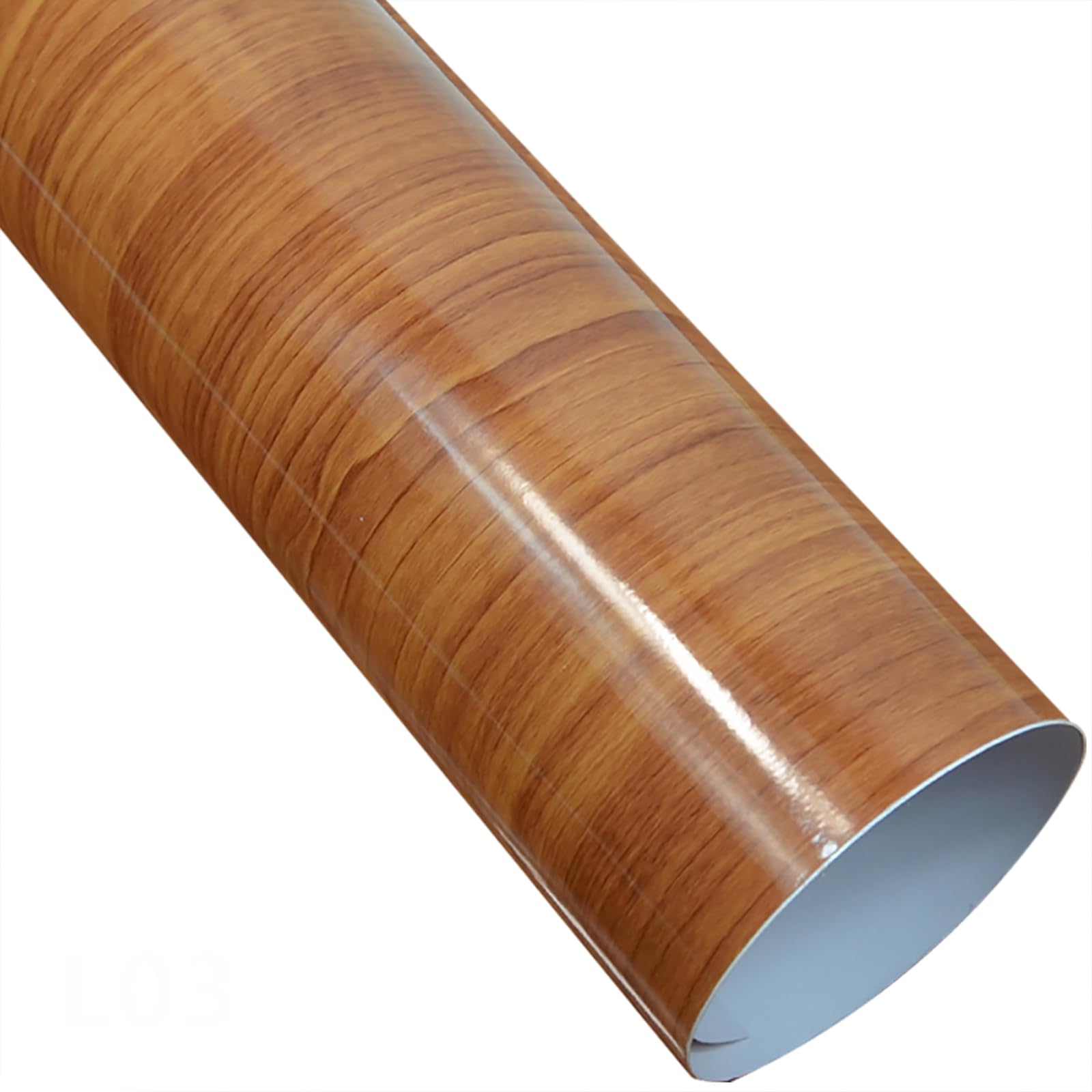 Iagwnnwy Figure-L03 1Pcs High Gloss Wood Grain Vinyl Wrap - 30 X 200Cm Automotive Interior Film Sticker For Diy Car And Furniture Decoration(Figure-L03)