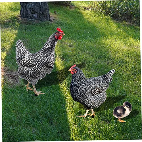 Chicken Yard Art Chicken Ornaments Decorative Garden Chicken Statue Yard Art Hen Stake Ornaments Chicken Garden Animal Figurine Decoration For Outdoor 3Pcs #TOP6