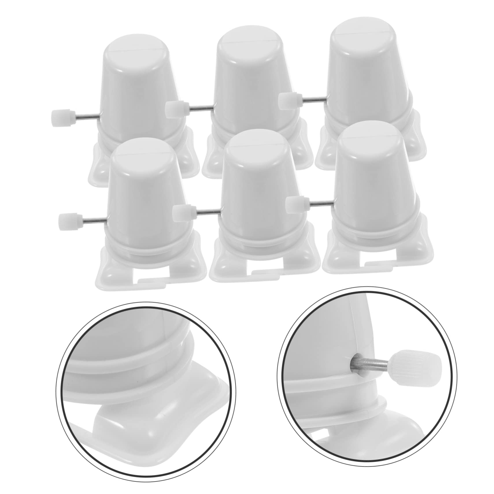 ORFOFE 30pcs Plastic Movement Rewinding Parts for Diy Accessories Compact Replacement Movement for Clay Toys Create Your Own Wind-up Toy Projects