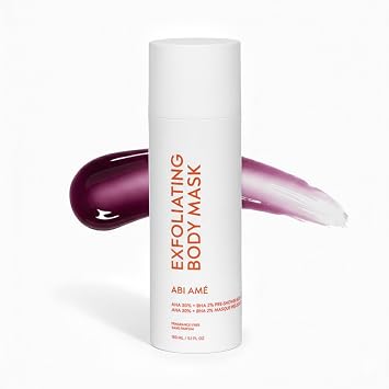 Body Exfoliator with 30% AHA & 2% BHA - Chemical Body Exfoliant & Pre-Shower Body Mask for KP, Rough & Bumpy Skin, Glycolic Acid & Salicylic Acid, 150ml