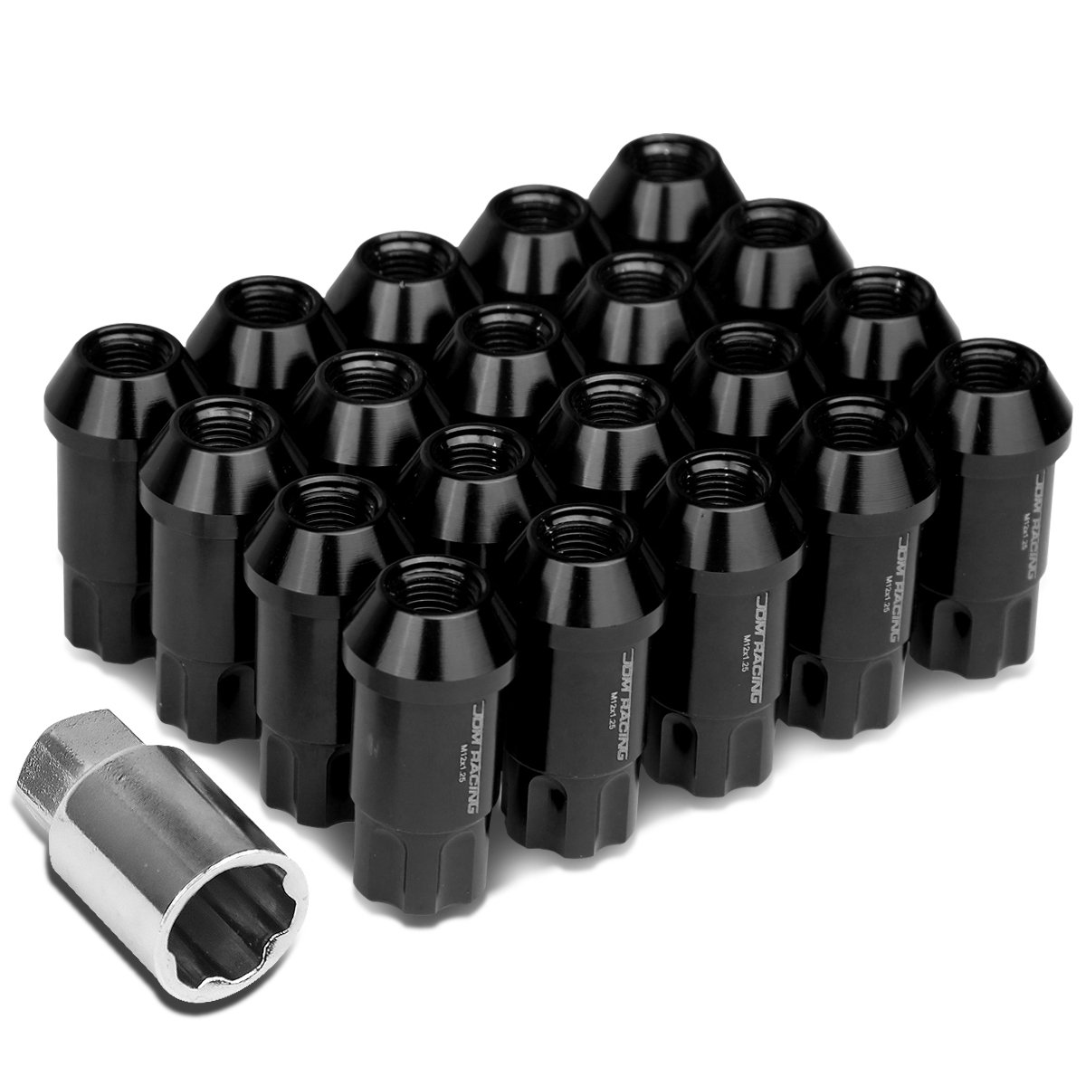 Amazon.com: DNA MOTORING LN-ZTL-9024-15-BK Black Open End Style