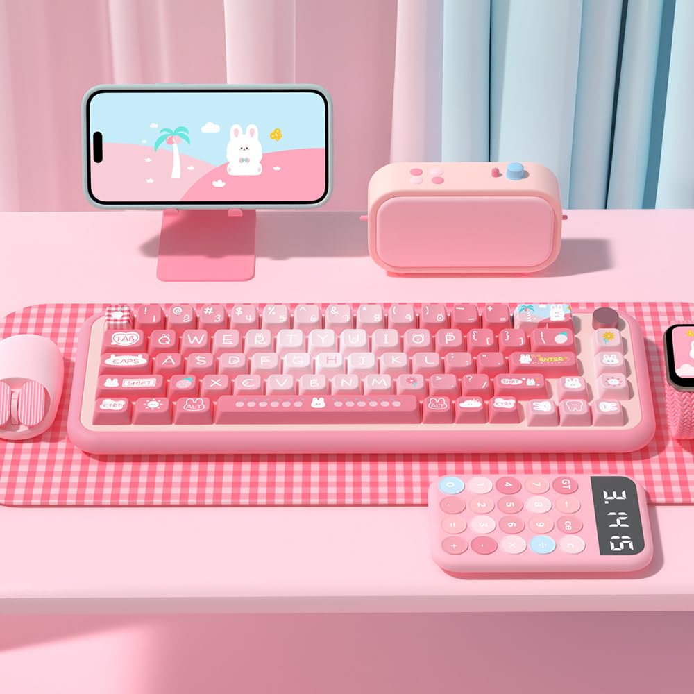 AuauSave トレカ Your Sky Fanmeet Set A DMD Amazon.com: daixiahu Summer Rabbit Theme keycaps 158 Key PBT