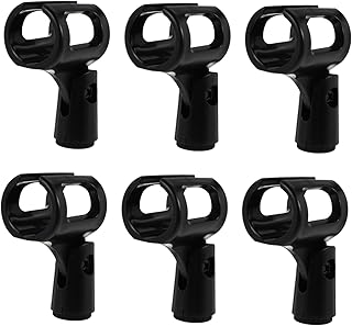 VICASKY 6 Pçs Clipe De Microfone De Mesa Suporte De Microfone De Mão Microfone Condensador Suporte De Microfone Em Forma De H Clipe De Suporte De Microfone Clipe De Microfone Sem Fio