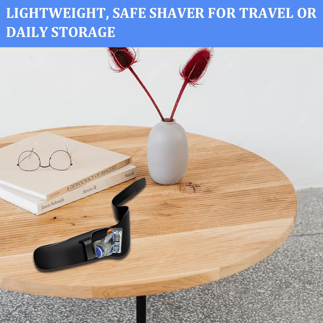 IKOPFLN Custodia rasoio sicurezza del silicone di viaggio impermeabile per Gillette Parker, 1 pezzo