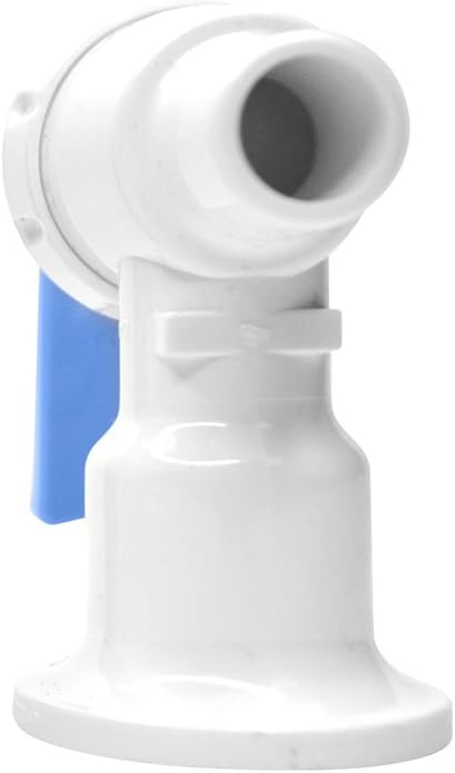 Tomlinson 1008780 Complete Faucet, White Body with Blue Handle