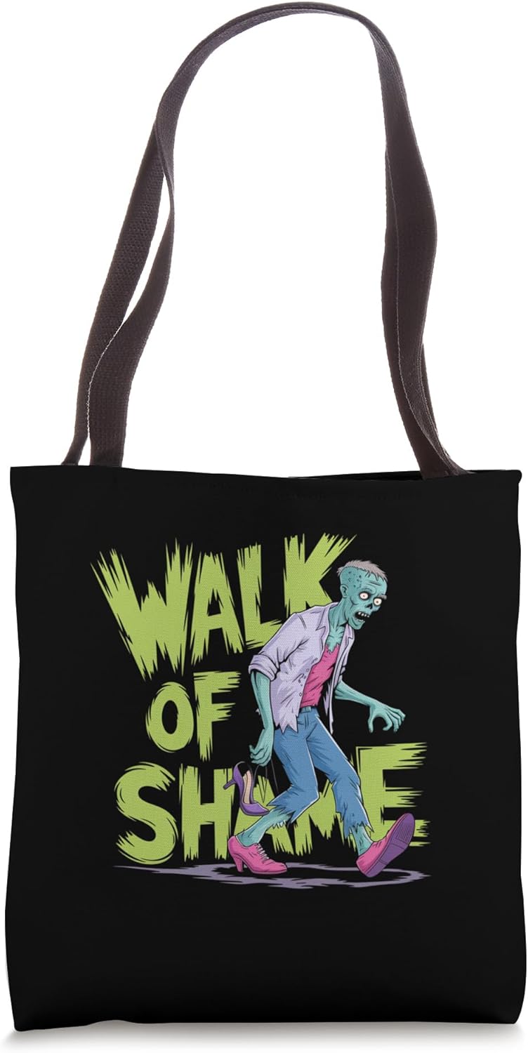Zombie Walk of Shame Humorous Halloween Zombie Design