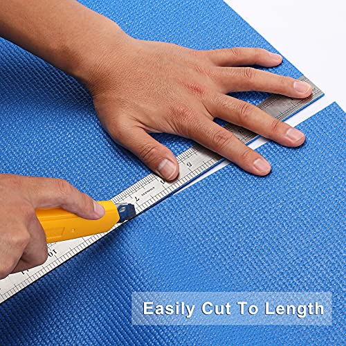 Mayouko Toolbox Drawer Liners, 16 Inch (W) X 16 Feet (L) X 3Mm Thick, Professional Cabinet Shelf Liner, Easy Cut Draw Liner Mat, Perfect For Protecting Your Tools, Non-Slip, Blue, #TOP4