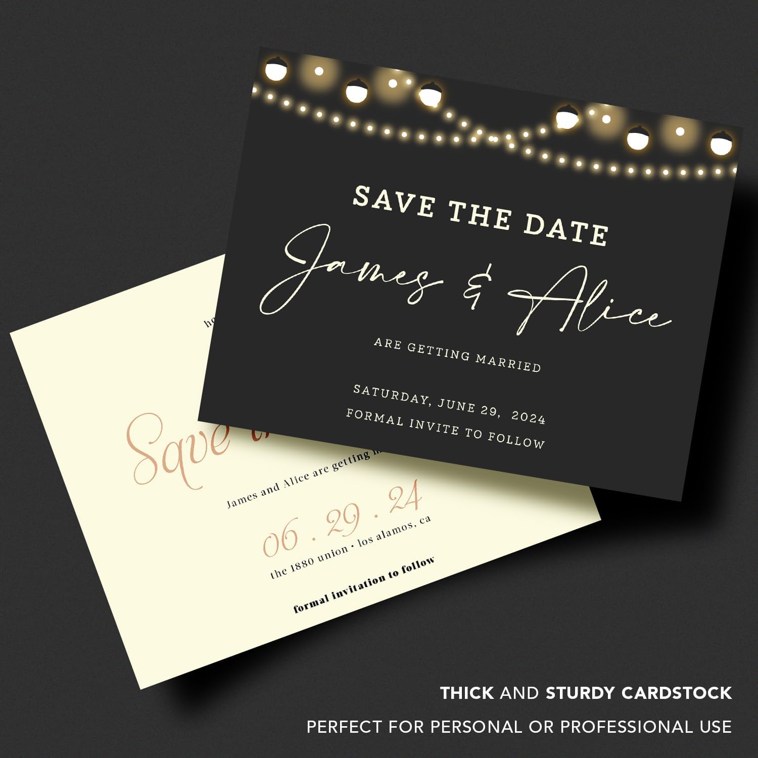 Blank Cream Natural Flat Note Cards and Envelopes – Heavyweight Off-White Cards for Invitations, Greetings, Postcards and Announcements | 5" x 7” (A7 Size) | 50 per Pack | NOT A Fold Over Card