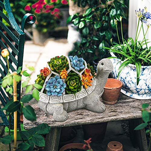 Leses SOLAR TURTLE LIGHT Garden Statues, Turtle Garden Decor Clearance Solar Statue With 7 Led Lights Outdoor Ornament thumb #4