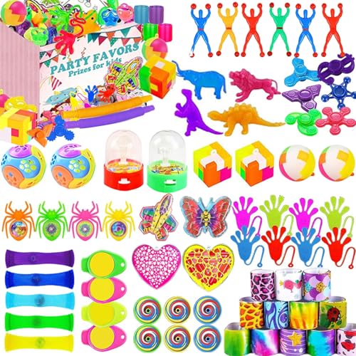 WAKSOX Piñata aniversário infantil 67 brinquedos de festa a granel, ananás aniversário infanti encher sacos de festa, prémios de classe, festas favoritos brinquedos para meninas meninos carnaval