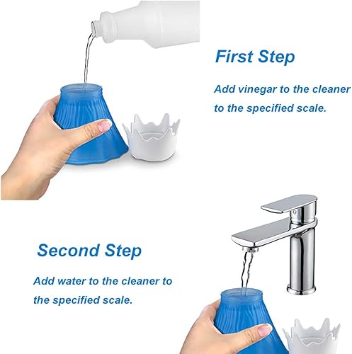 Miniatura 6 de ZOSTLAND Volcano - Limpiador de microondas - Limpiador a vapor para horno de microondas, vaporizador de alta temperatura fácilmente en minutos,