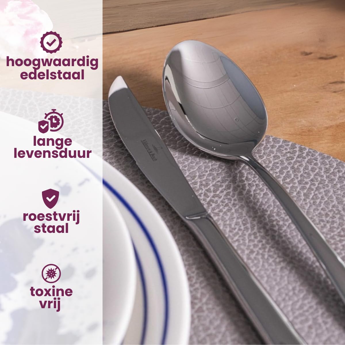 Villeroy & Boch Zestaw sztućców Couvert Piemont (48)