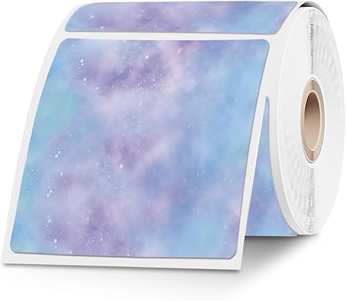 Itari Etiquetas adhesivas cuadradas de 2 pulgadas para impresora térmica, etiquetas de código QR para almacenamiento, etiquetas circulares de papel