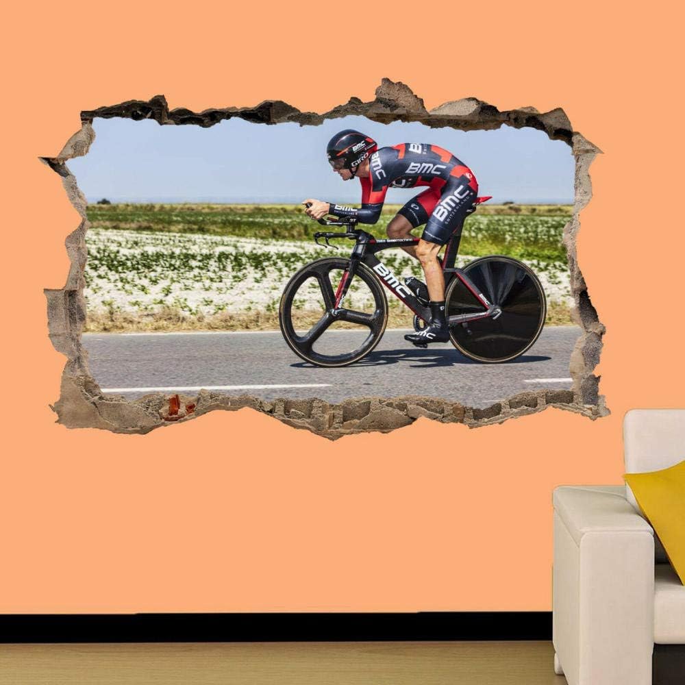 HUGF Wandtattoo Speedway bicycle lane wall stickers 3D art mural office