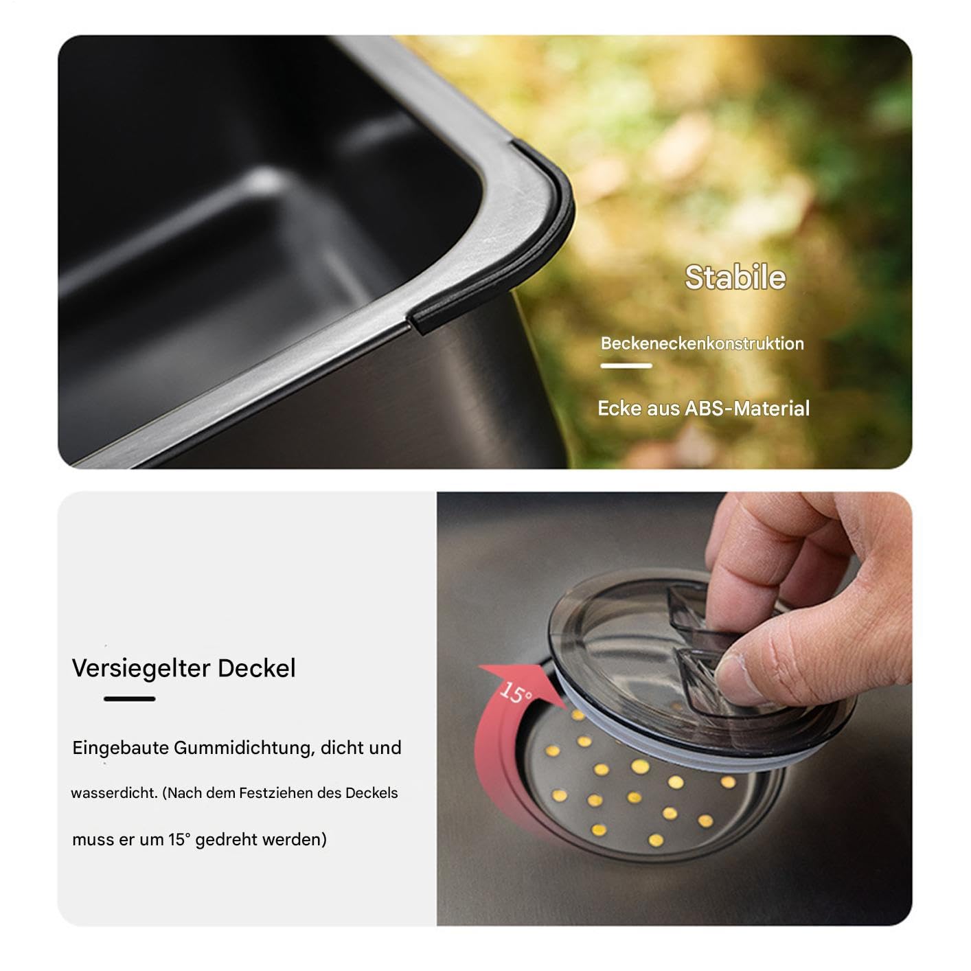 Campingspüle Vielseitig, Spülwanne, Becken, Abwaschschüssel