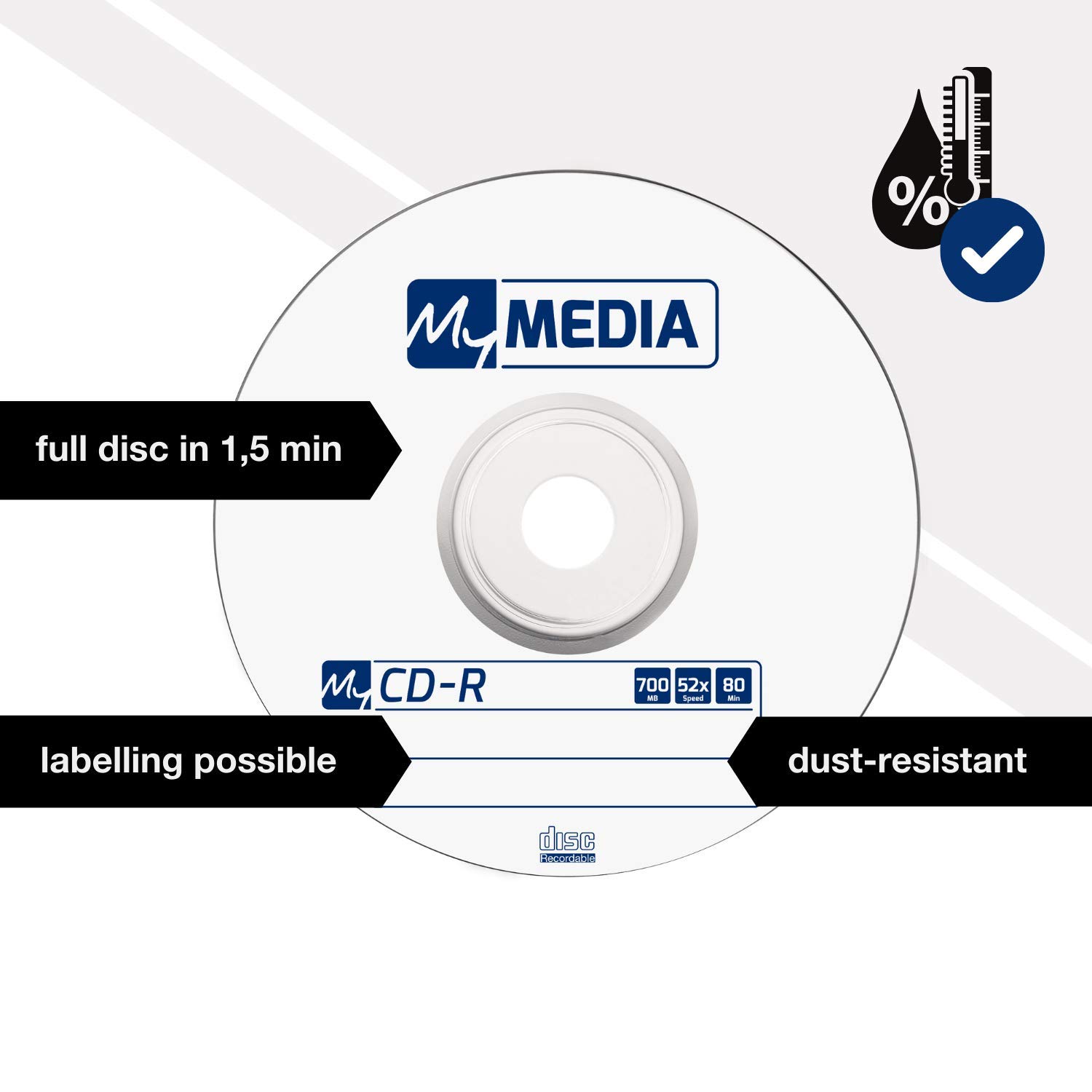 CD-R 700 MB 52x de Velocidad