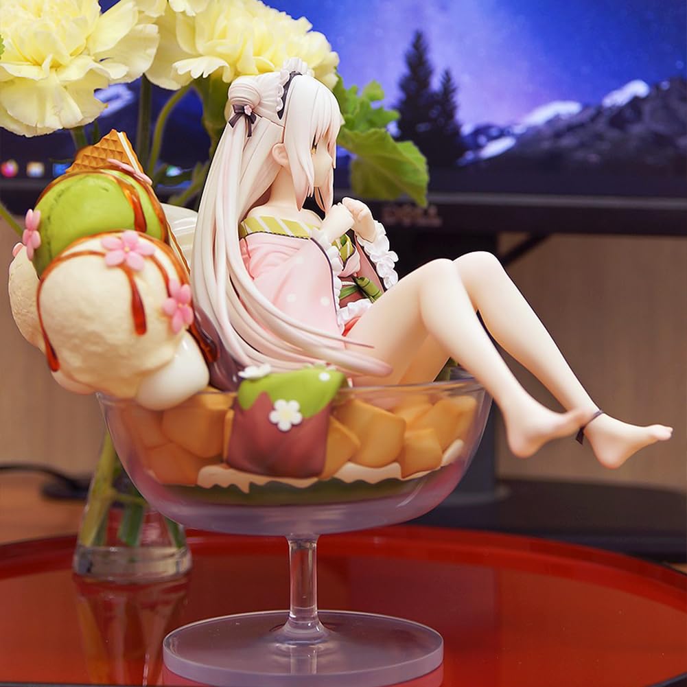 Amazon.com: QAHEART Anime Illustration ShiratamakoMame Figure Ice