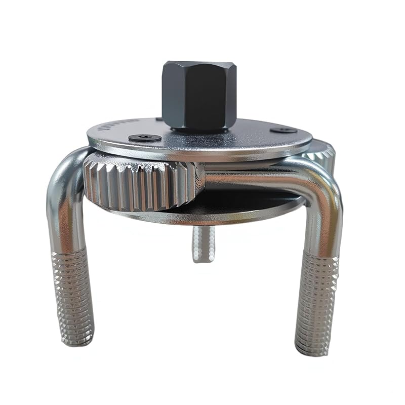 Chave Ajustável para Filtro de Óleo UHANBUT com 3 Garras, 69 a 136 mm, Encaixe Hexagonal