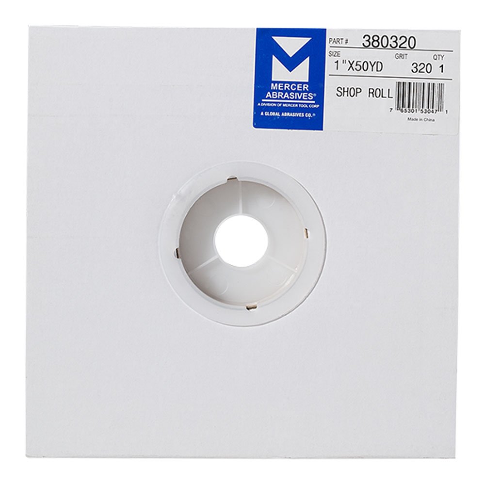 Rouleau De Papier Abrasif Grain 320, Rouleau De Tissu émeri 3 Pouces X 49 Pieds En Oxyde D'aluminium Pour Le Travail Des Métaux, Le Travail Du Bois