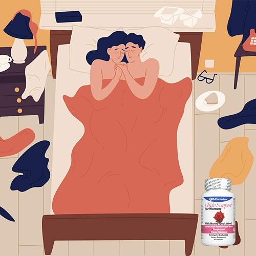 Miniatura 4 de DrFormulas Soporte de libido para mujeres con extracto de maleza de cabra cachonda con maca, epimedium e icariina, (anteriormente lubedia), 60