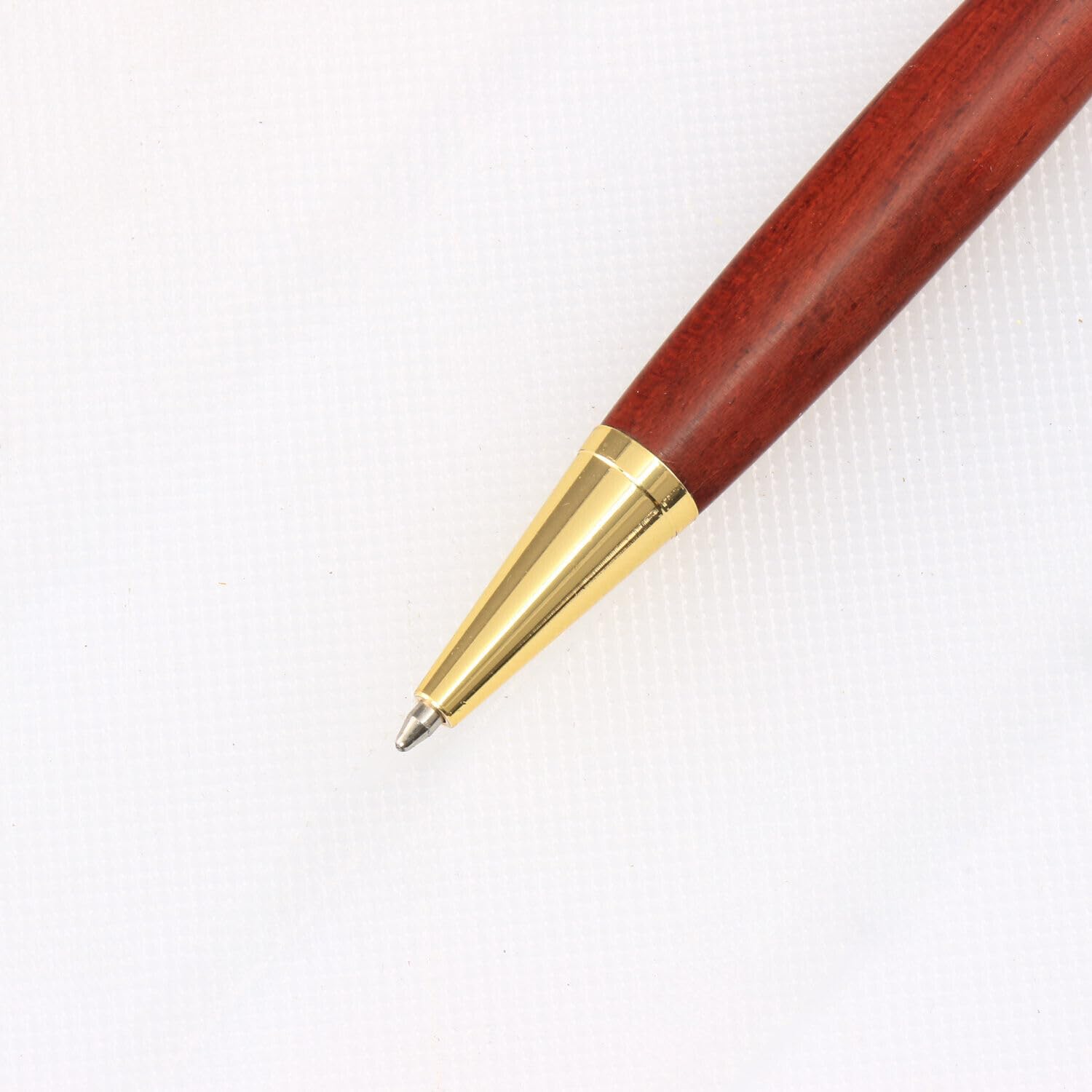 20 confezioni Fancy Slimline Woodturning Twist Pen Kit (oro)