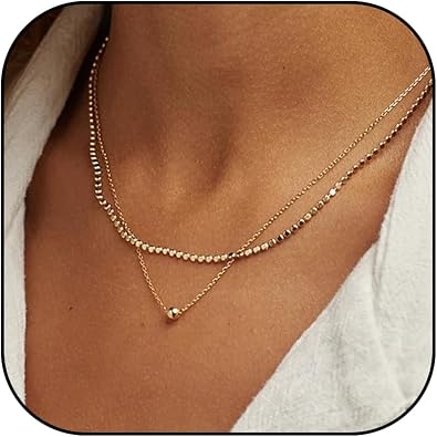 YANCHUN Layered Necklaces for Women Boho Jewelry Long Pendant Necklace Stackable Trendy Statement Layering Design
