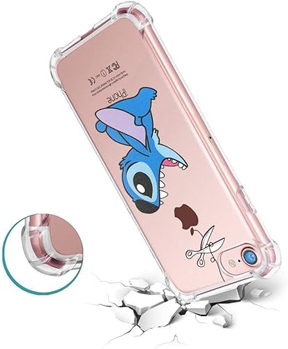 Miniatura 4 de STSNano Funda para iPod Touch 567 a la moda linda de dibujos animados suave TPU silicona cubierta, divertido diseño Stch divertido claro anime piel