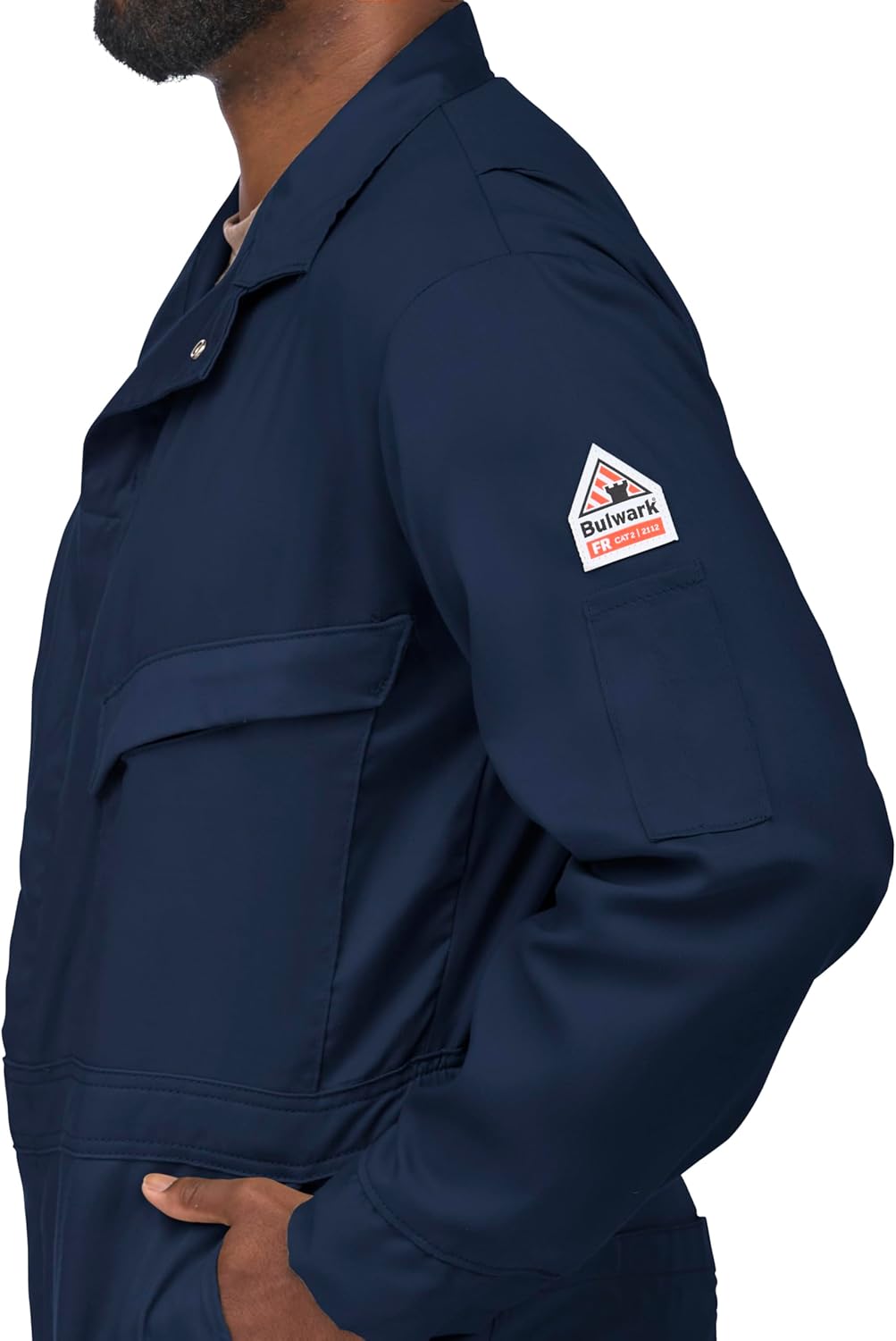 Bulwark FR mens Flame Resistant Cotton/Nylon Comfortouch Deluxe Coverall - Image 5