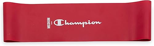 Miniatura 4 de Champion Bandas de resistencia de bucle (paquete de 3, grisrojoazul), ligerasmediaspesadas, sin olor, bandas de ejercicio de goma + látex de 4