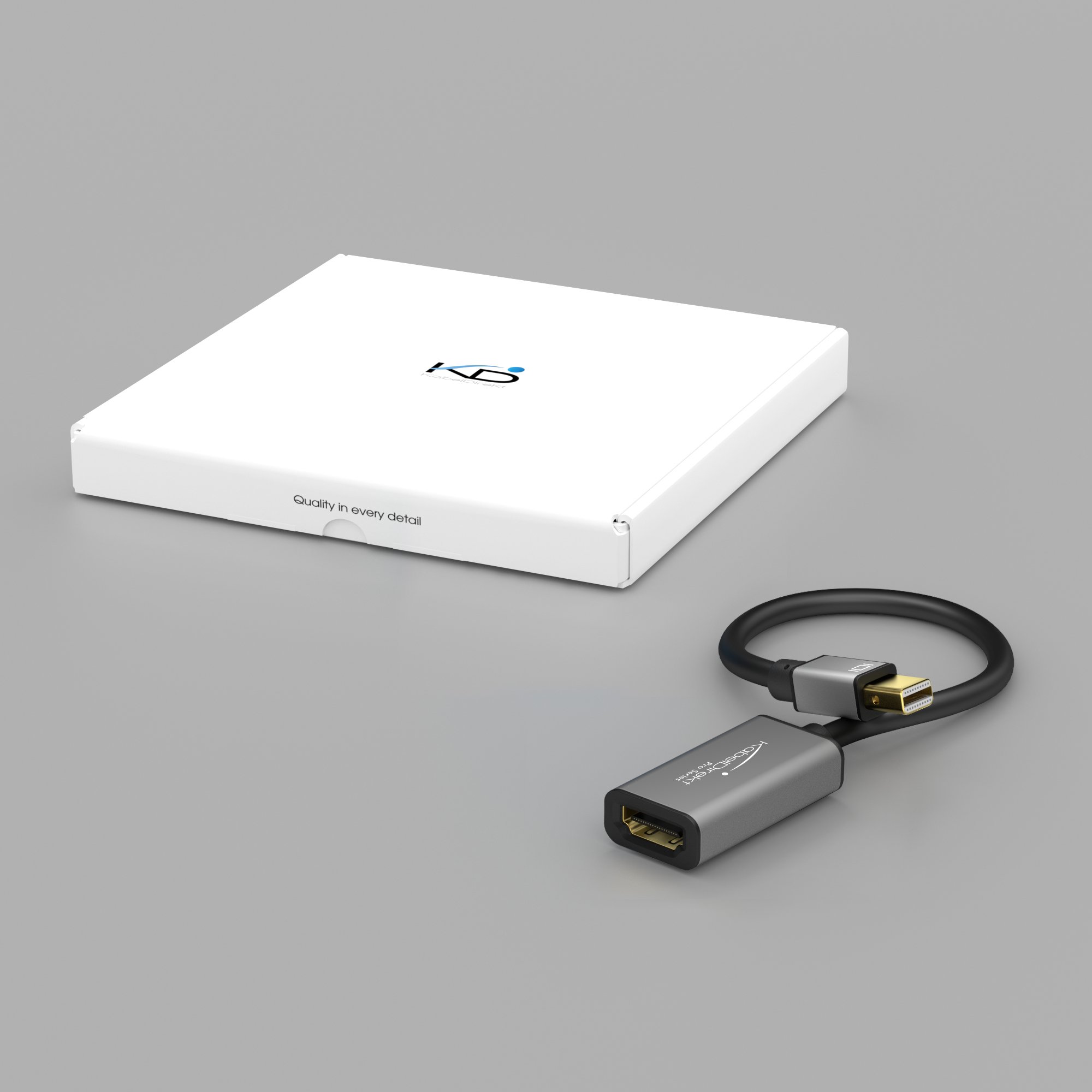 Elettroservice - Portico Di Caserta - Mini Display Port Dp A HDMI HD TV Cavo Connettore Adattatore Apple Macbook Pro - Foto 4