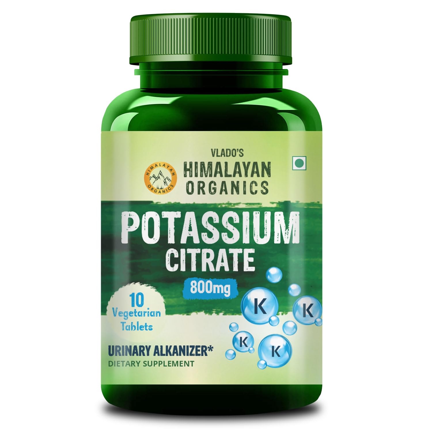 Vlado's Himalayan Organics Potassium Citrate 800mg Supplement - 10 Veg Tablet-picture-10