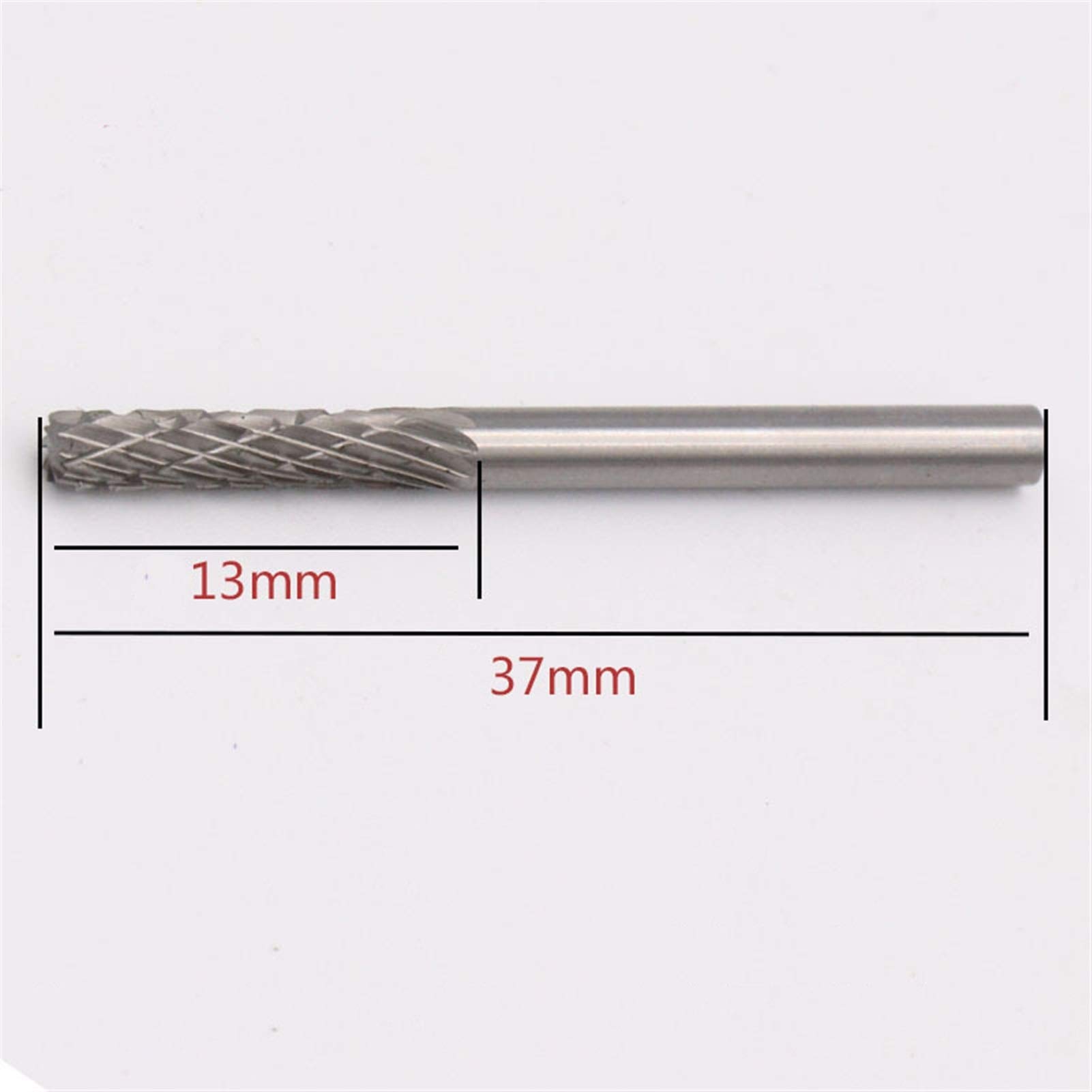 Limas de metal for acero, herramientas mecánicas, juego de limas de escofina de metal, lima rotativa de acero de carburo, mango de 3 mm, cabezal de molienda de metal y no metal, lima resistente (tamañ