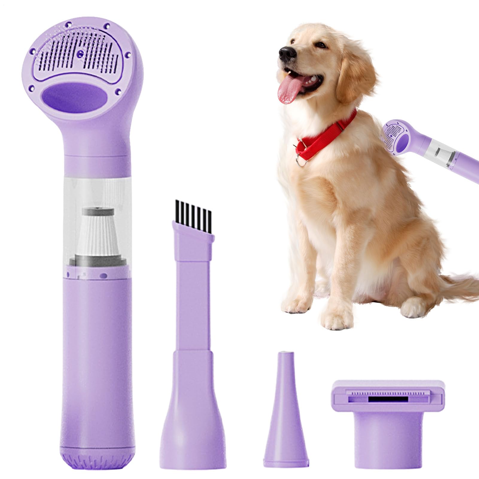 Aspiradora de cuidado para perros Herramienta Portátil Inalámbrica de Mano | Aspiradora para Coche para Hogar, Cocina, Coche, Camión, Comida Derramada, Pelo de